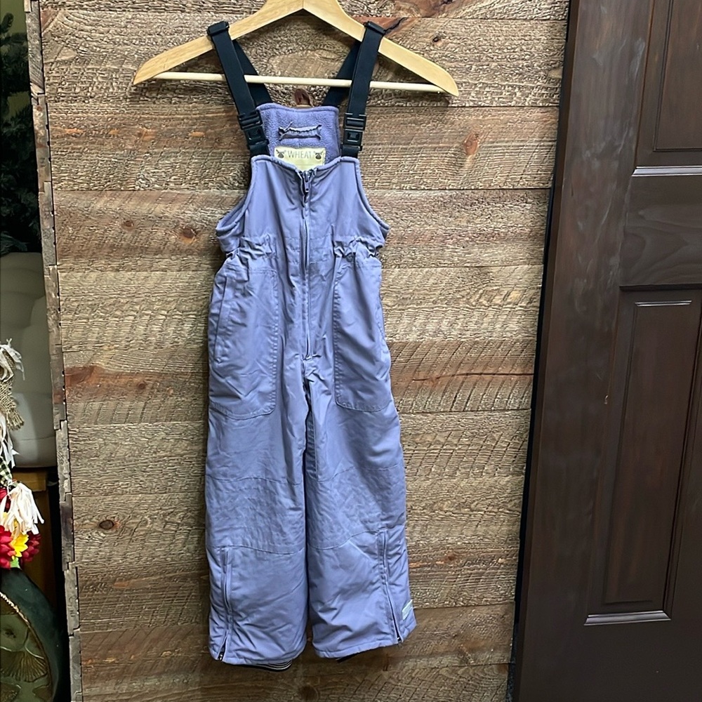 Wheat Girls’ Ski Snow Pants Bibs Waterproof Lilac Size 6 Years